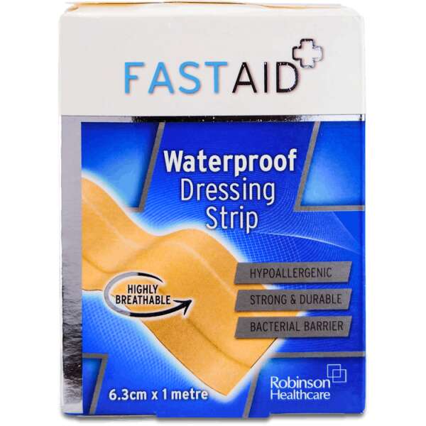 Fast Aid Waterproof Dressing Strip 6.3cm x 1m