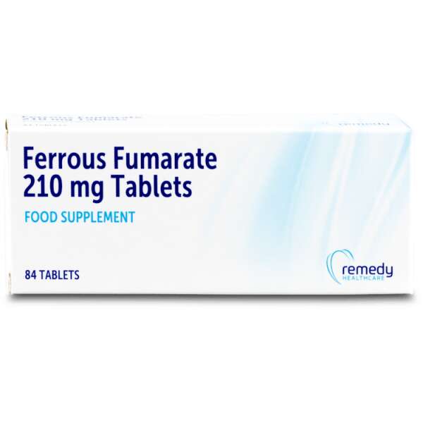 Ferrous Fumarate 210mg 84 Tablets