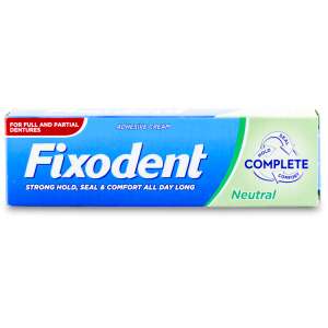 Fixodent Neutral Complete Denture Adhesive Cream 40g