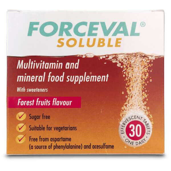 Forceval Soluble 30 Tablets