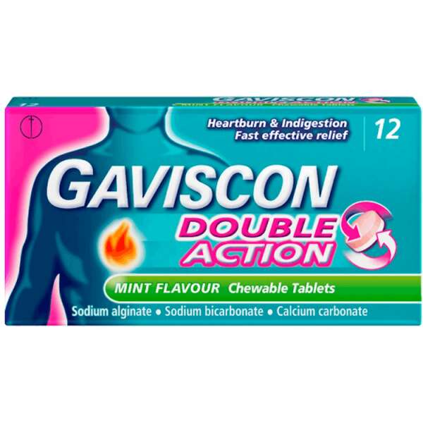 Gaviscon Double Action 12 Tablets