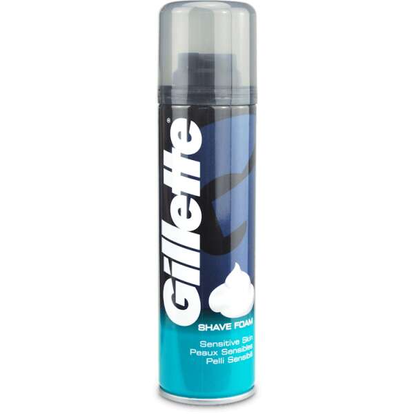 Gillette Classic Men's Shaving Foam Sensitive 200ml