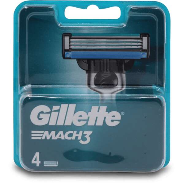 Gillette Mach 3 Replacement Blades 4 pack