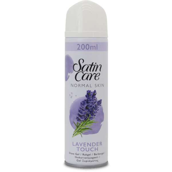 Gillette Satin Care Lavender Touch Shave Gel 200ml