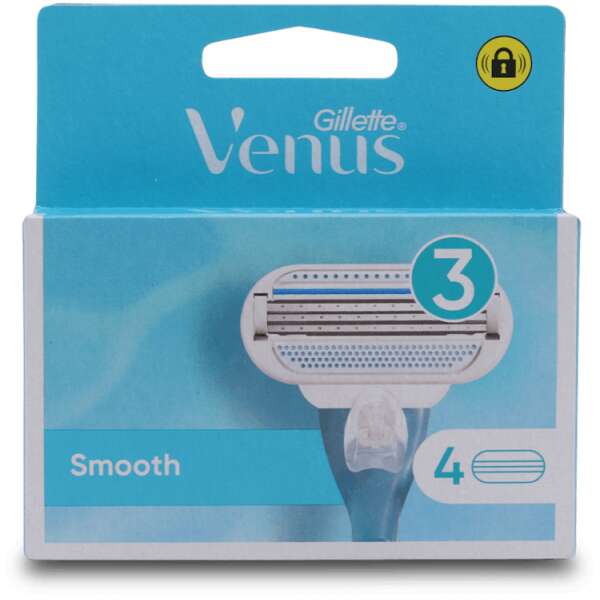 Gillette Venus 3 Smooth Razor 4 Replacement Blades