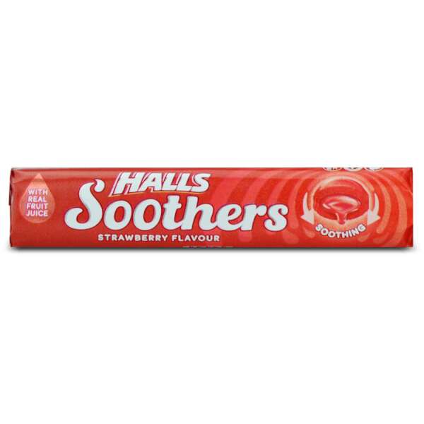 Halls Soothers Strawberry 45g