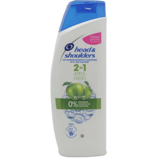 Head & Shoulders Apple Fresh 2 in 1 Anti-Dandruff Shampoo & Conditioner 500ml