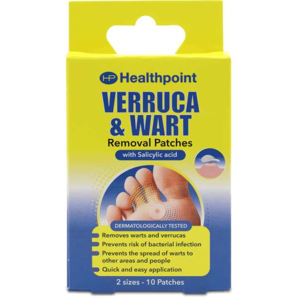 Healthpoint Verruca & Wart Patch 10 Pack