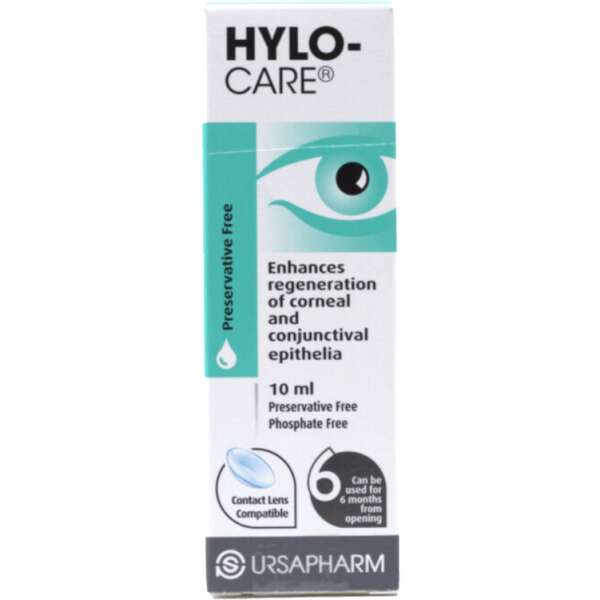 Hylo-Care Eye Drops 0.1% Sodium Hyaluronate 2% Dexpanthenol 10ml