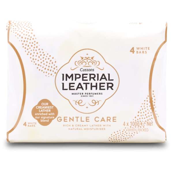 Imperial Leather Gentle Care Soap Bars 4x100g