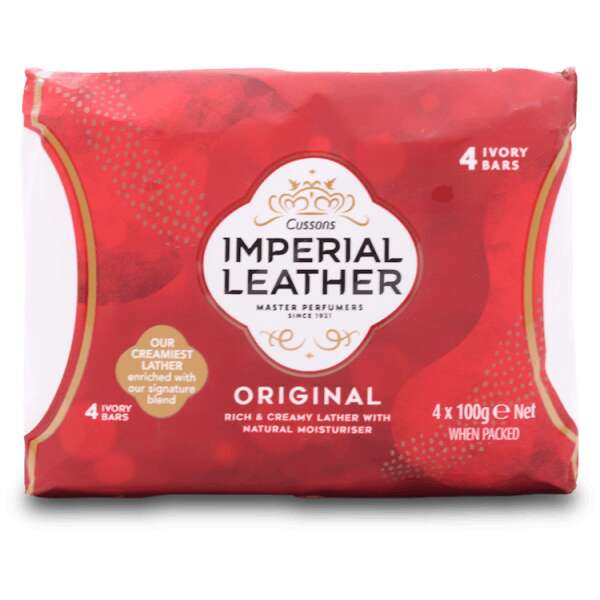 Imperial Leather Original Soap Bars 4x100g