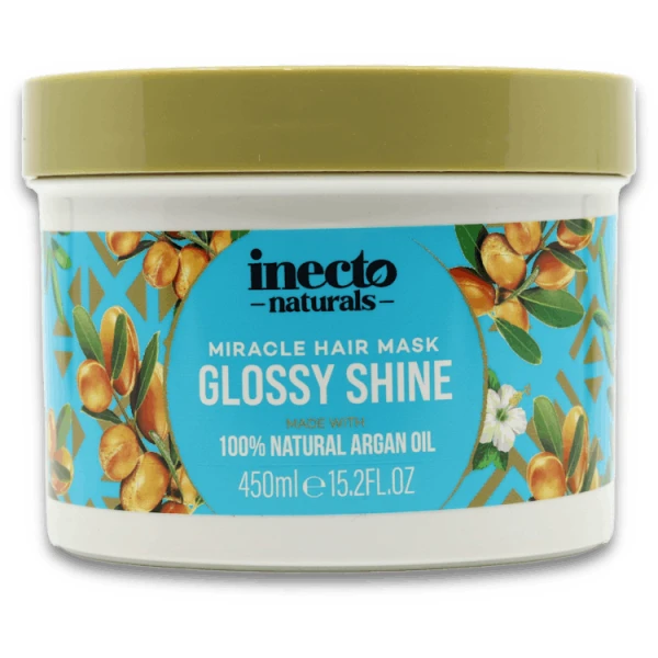 Inecto Naturals Miracle Hair Mask Glossy Shine 450ml