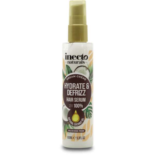 Inecto Natural Hydrate & Defrizz Hair Serum 100ml