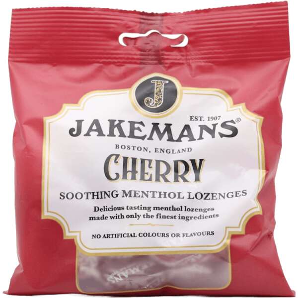 Jakemans Cherry Soothing Menthol Lozenges 72g