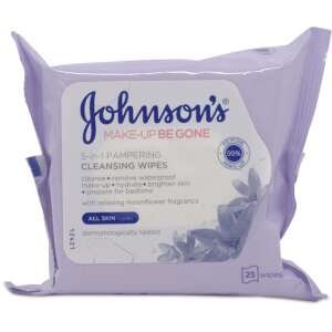 Johnson’s Face Care Makeup Be Gone Pampering 25 Wipes