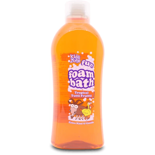 Kids Zone Tropical Tutti Frutti Fun Foam Bath 1L