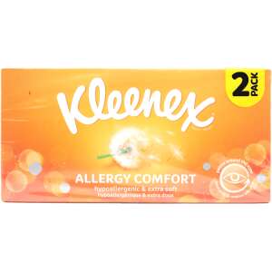 Kleenex Allergy Comfort Regular Twin 2x56s