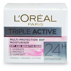 L’Oréal Paris Triple Active Day Moisturiser Dry & Sensitive Skin 50ml