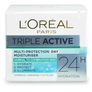 L’Oréal Paris Triple Active Day Moisturiser Normal to Combination Skin 50ml