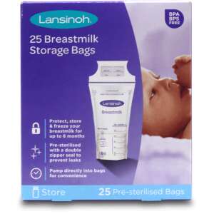 Lansinoh Breast Milk Storage Bags 25 pack