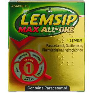 Lemsip Max All in One Lemon 4 Sachets