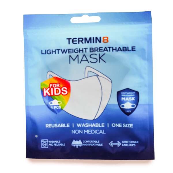 Lightweight Reusable Non-Medical Face Covering For Kids