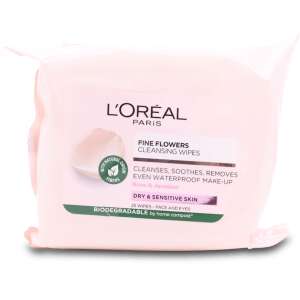 L’Oreal Fine Flowers Rose & Jasmine Facial Cleansing Wipes 25 pack