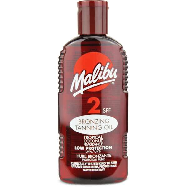 Malibu Bronzing Oil SPF2 200ml