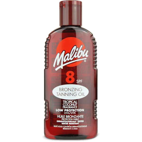 Malibu Bronzing Oil SPF8 200ml