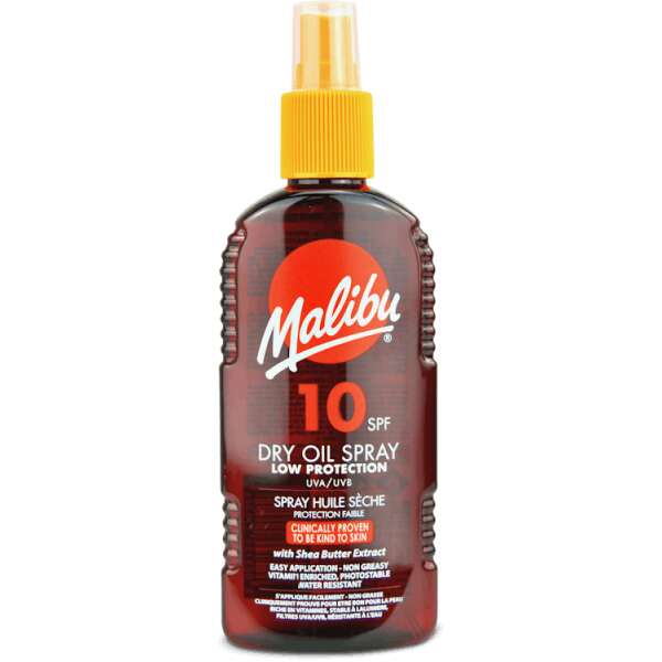 Malibu Dry Oil Spray SPF10 200ml