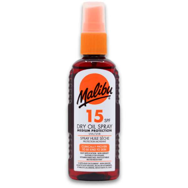 Malibu Dry Oil Spray SPF15 100ml