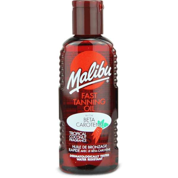 Malibu Fast Tanning Oil with Beta Carotene 100ml