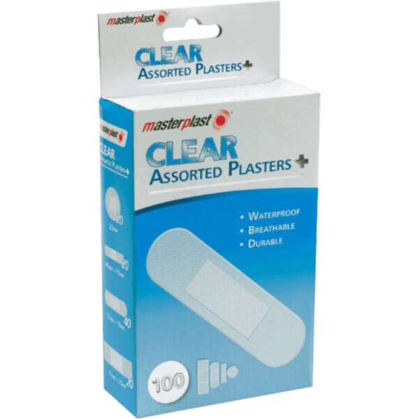 Masterplast Clear Plasters 100pk