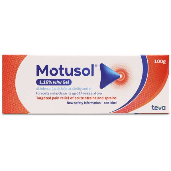 Motusol Gel 1.16% w/w Gel 100g