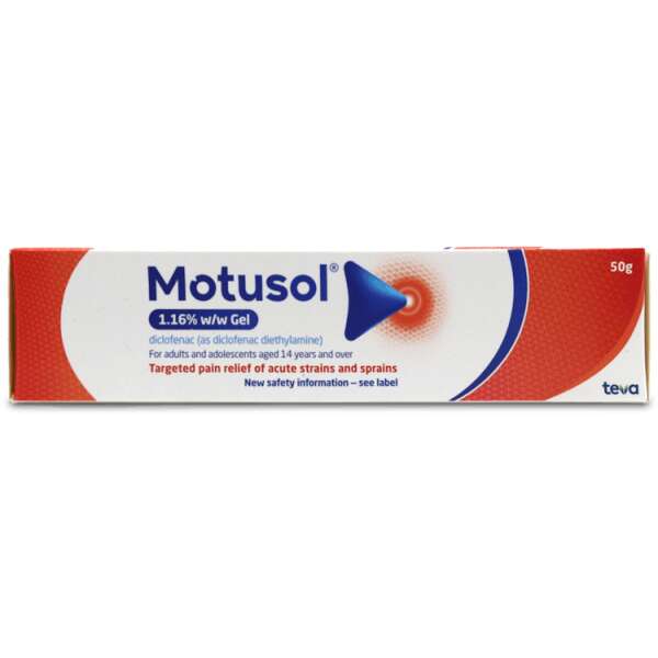 Motusol Gel 1.16% w/w Gel 50g