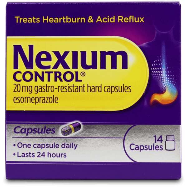 Nexium Control 20mg Gastro-Resistant 14 Capsules