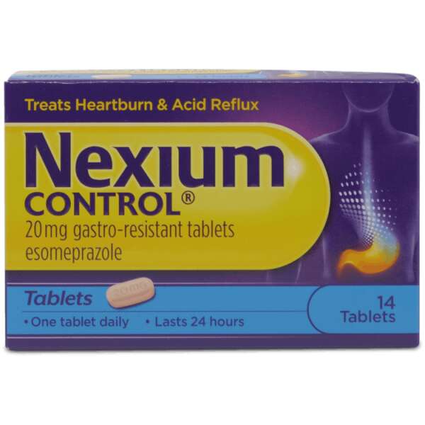 Nexium Control 20mg Gastro-Resistant Tablets 14 Pack