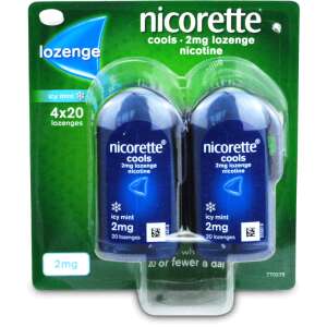 Nicorette Cools Mint 2mg 80 Lozenges