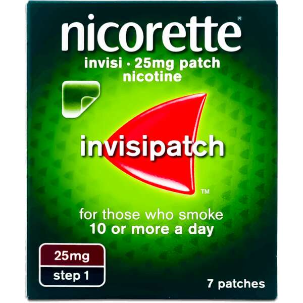 Nicorette Invisi Patch 25mg 7 Pack