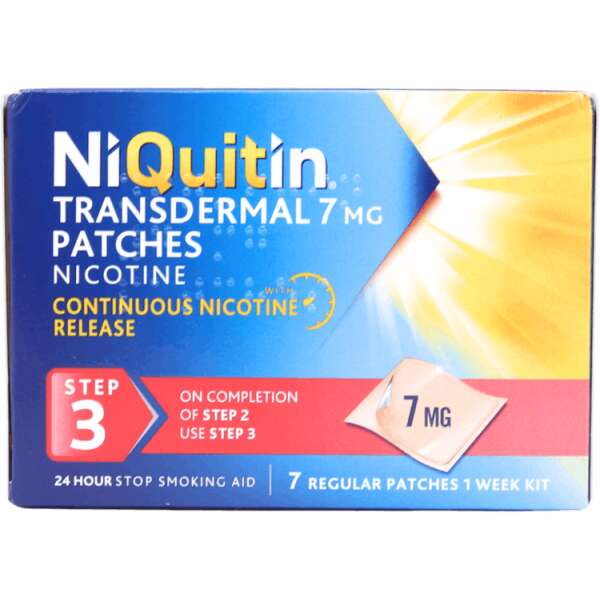 Niquitin Step 3-7 Day 7mg 7 pack