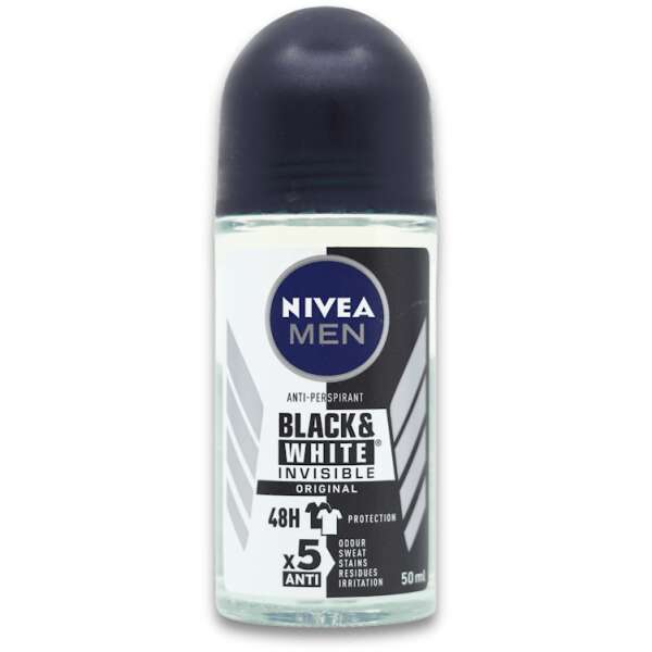 Nivea Black & White Invisible Original Antiperspirant 50ml