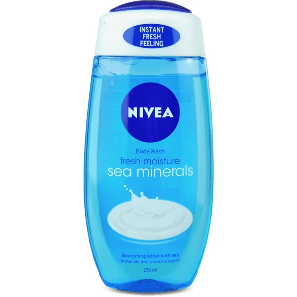 Nivea Caring Shower Gel Fresh Moisture Sea Minerals 250ml