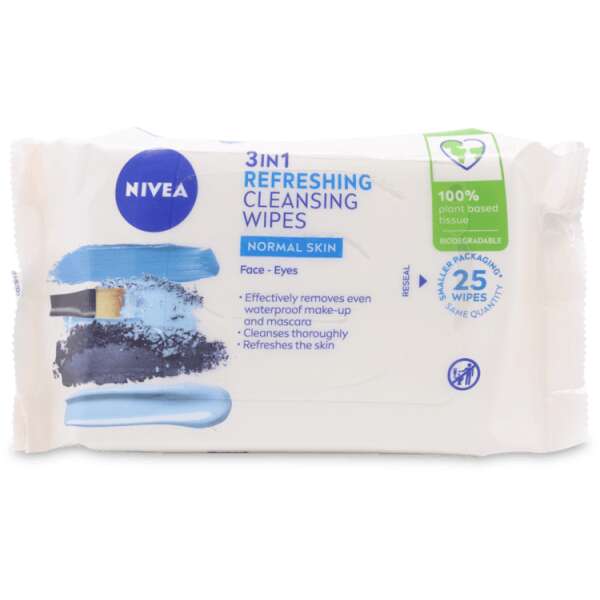 Nivea Visage Gentle Facial Cleansing Wipes Pack Of 25