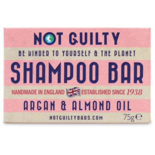 Not Guilty Shampoo Bar Argan Oil & Almond Oil 75g