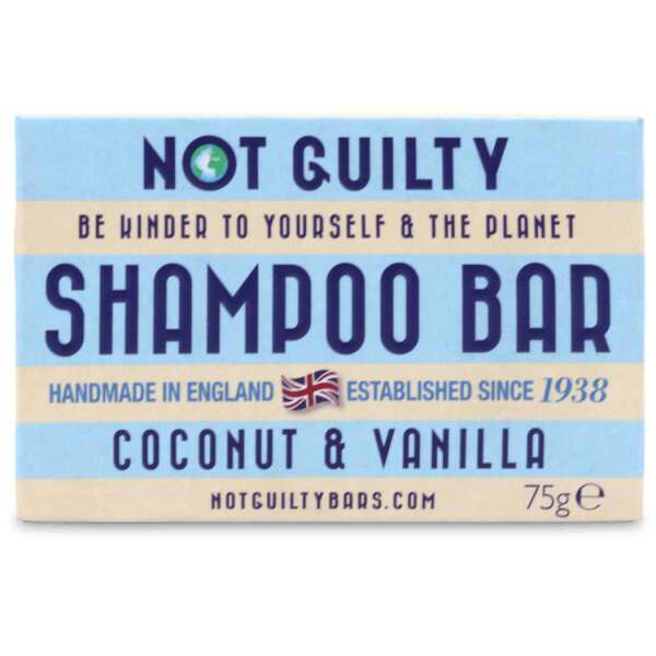 Not Guilty Shampoo Bar Coconut & Vanilla 75g