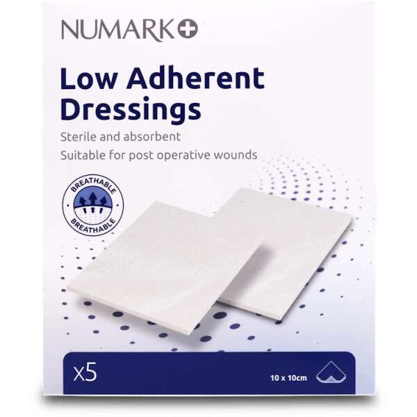 Numark Low Adherant Dressing 5 pack