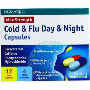 Numark Max Cold & Flu Day & Night 16 Capsules