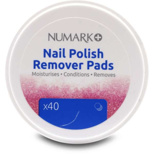 Numark Nail Polish Remover Pads 40 pack