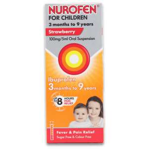 Nurofen for Children 3 Months To 9 Years Strawberry 100ml