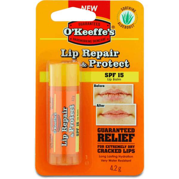 O'Keeffe's Lip Repair & Protect Lip Balm SPF15 4.2g